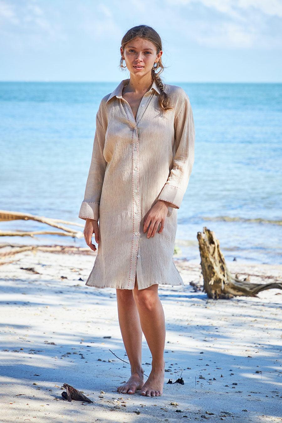 debbie katz Brando Tunic Cream