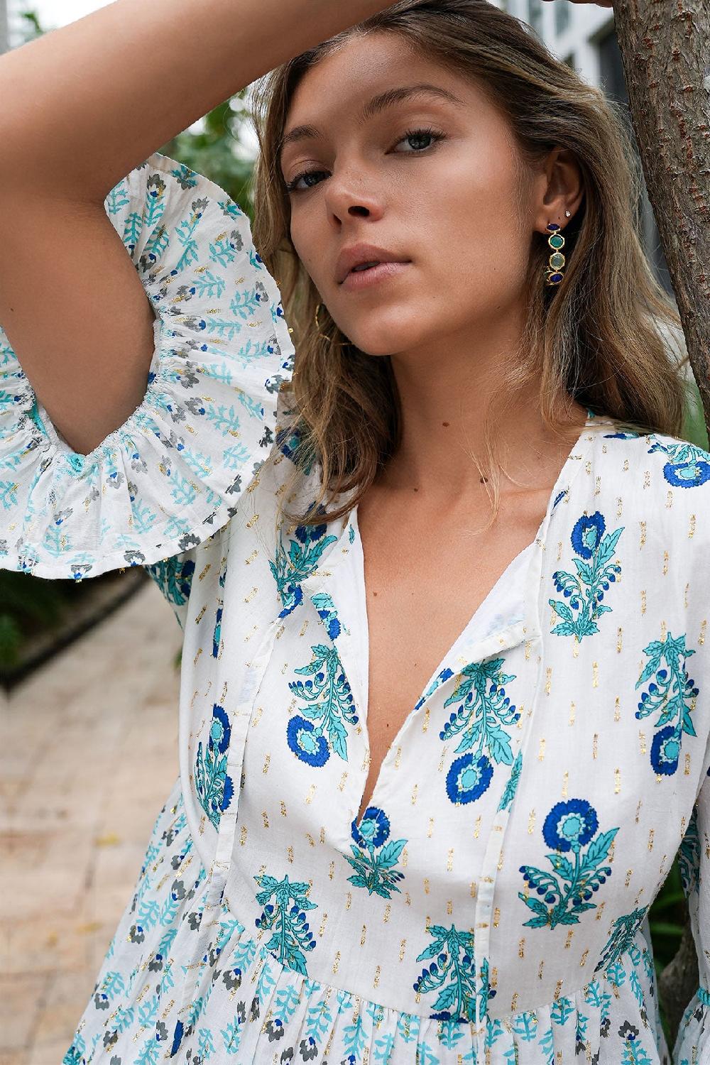 Debbie Katz Brisa Dress Turquoise