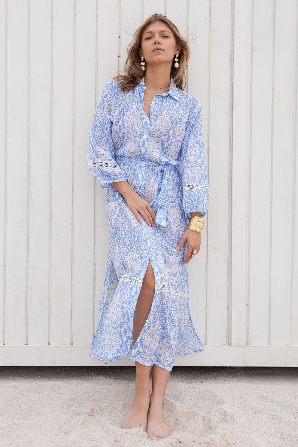 Debbie Katz Cally Dress Blue