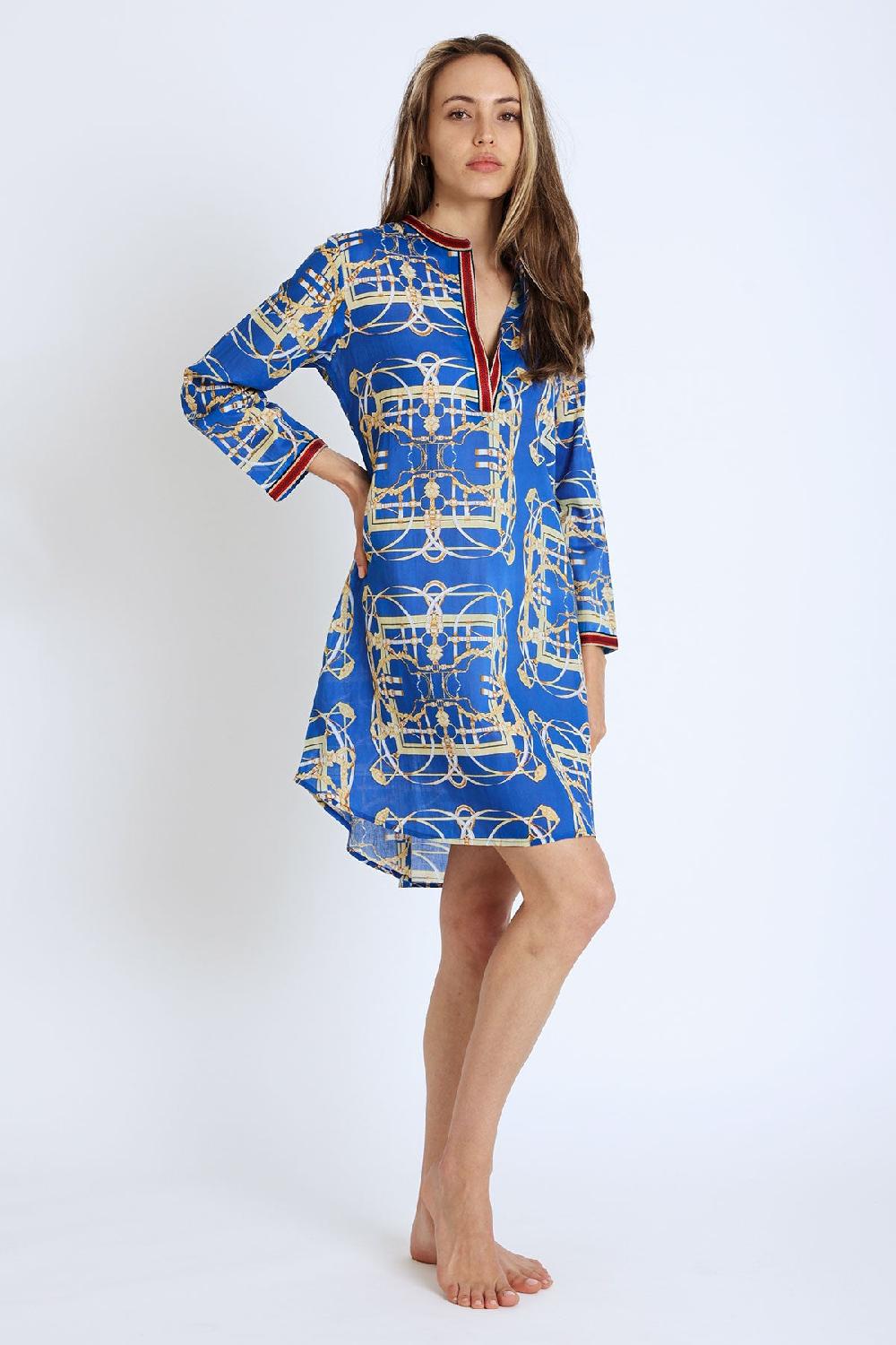 debbie katz Cher Tunic Blue