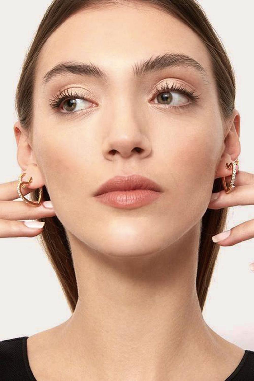 Debbie Katz Coeur Earring (Silver)