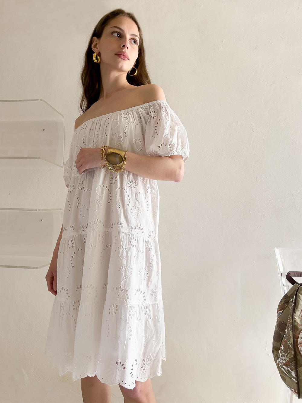 Debbie Katz Colette Off The Shoulder Dress