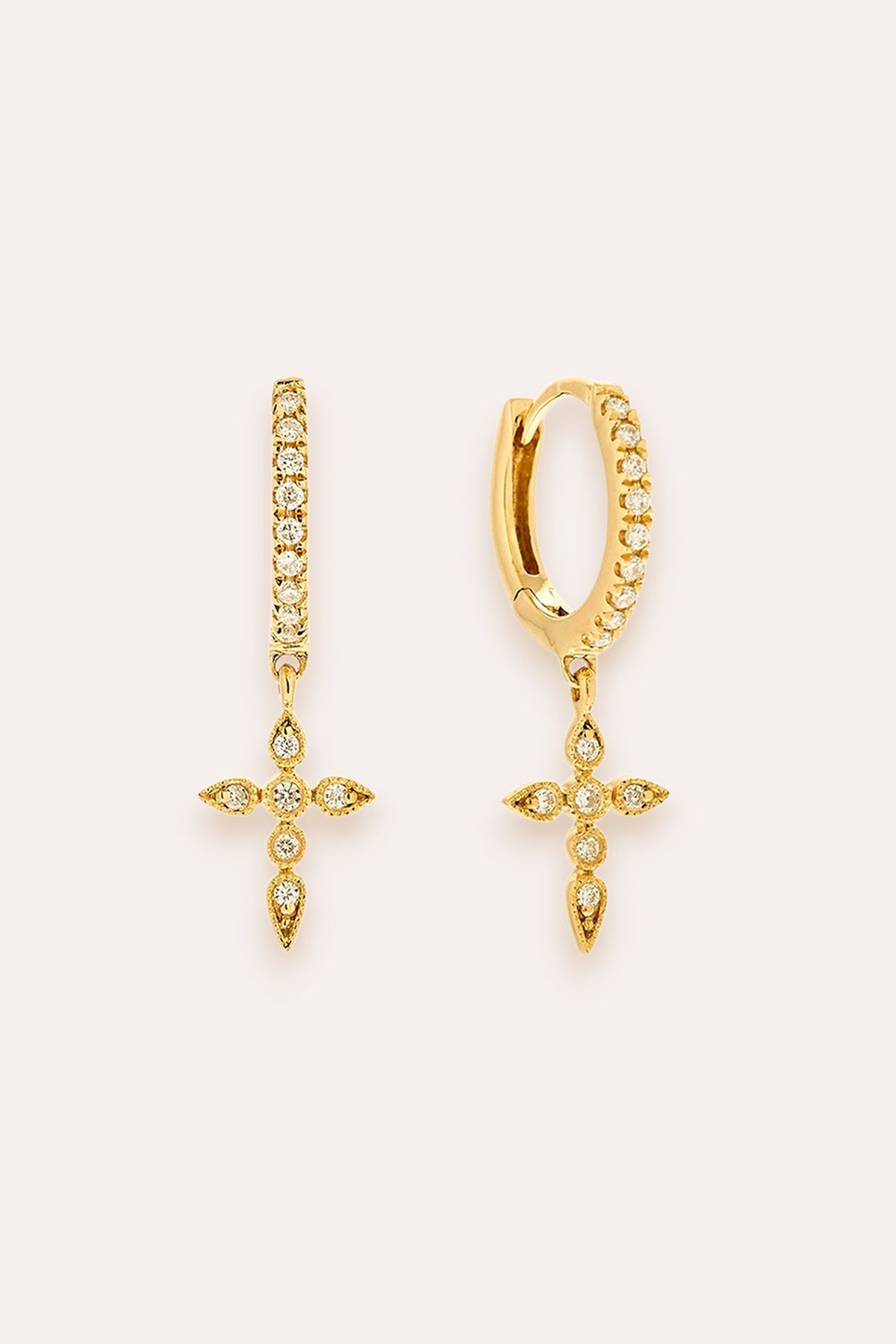 debbie katz Cross Earring (Gold)
