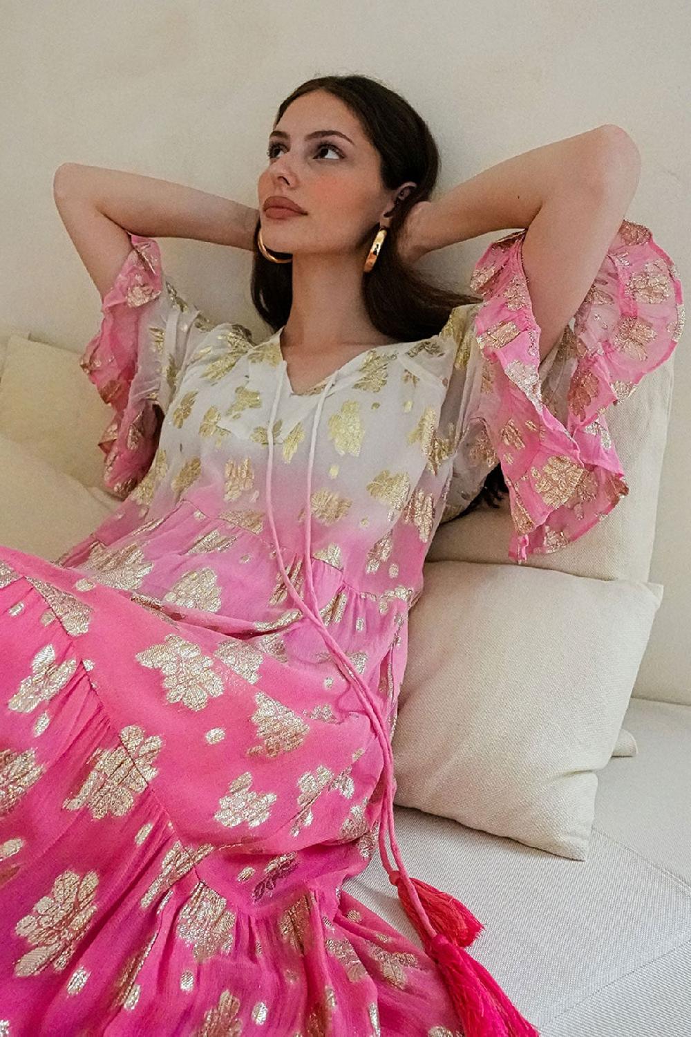 Debbie Katz Daniella Maxi Dress Pink