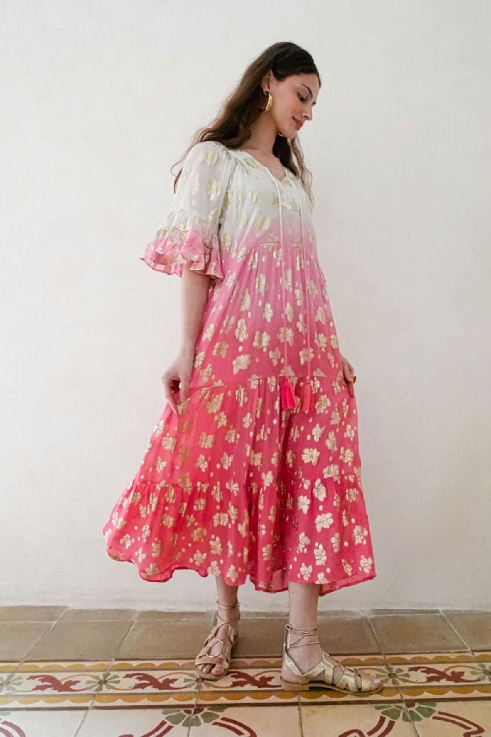 Debbie Katz Daniella Maxi Dress Pink