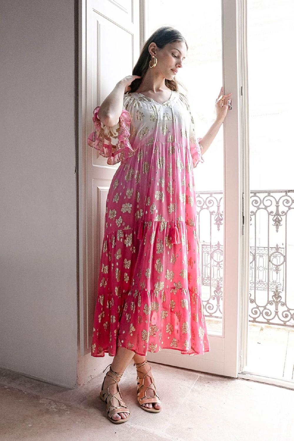 Debbie Katz Daniella Maxi Dress Pink