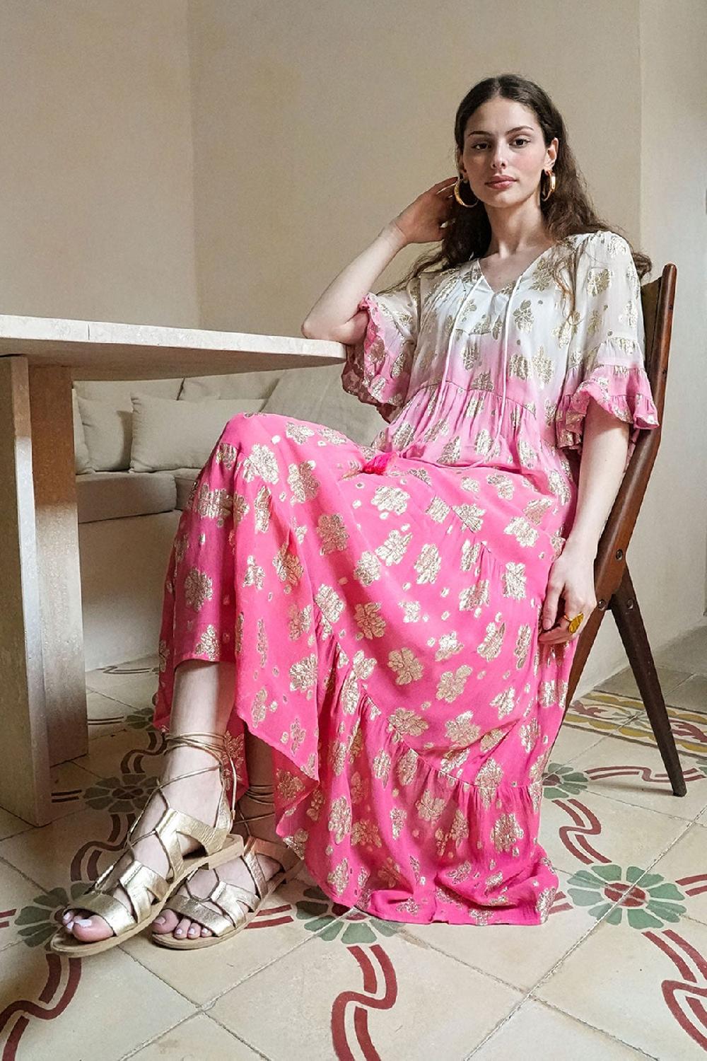 debbie katz Daniella Maxi Dress Pink