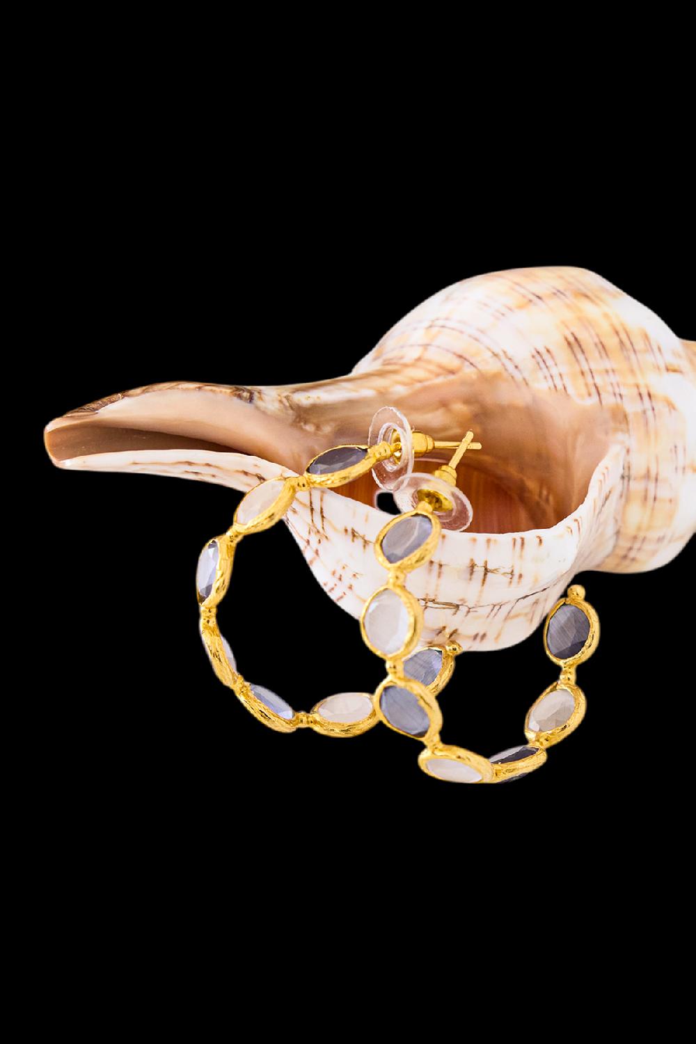 debbie katz Deniz (Cat Eye Stone Greys)