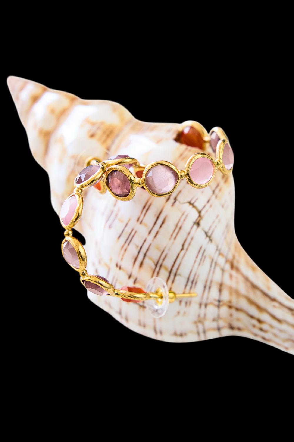 debbie katz Deniz (Cat Eye Stone Pinks)