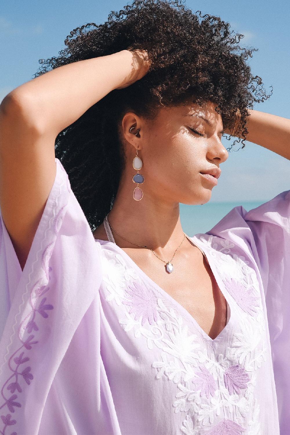 Debbie Katz Elif Spring (White/Blue/Pink)