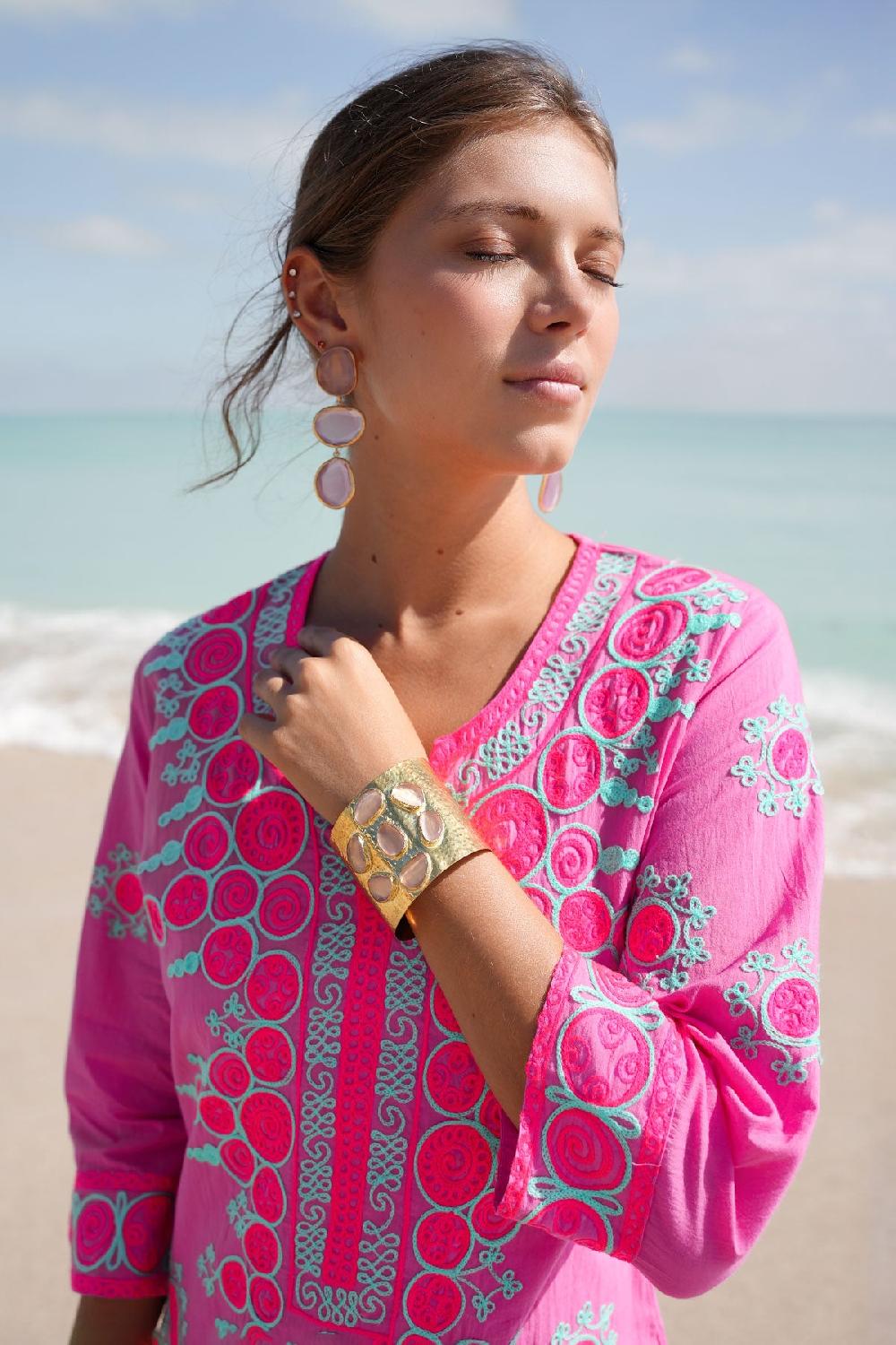 Debbie Katz Emilia Tunic Hot Pink