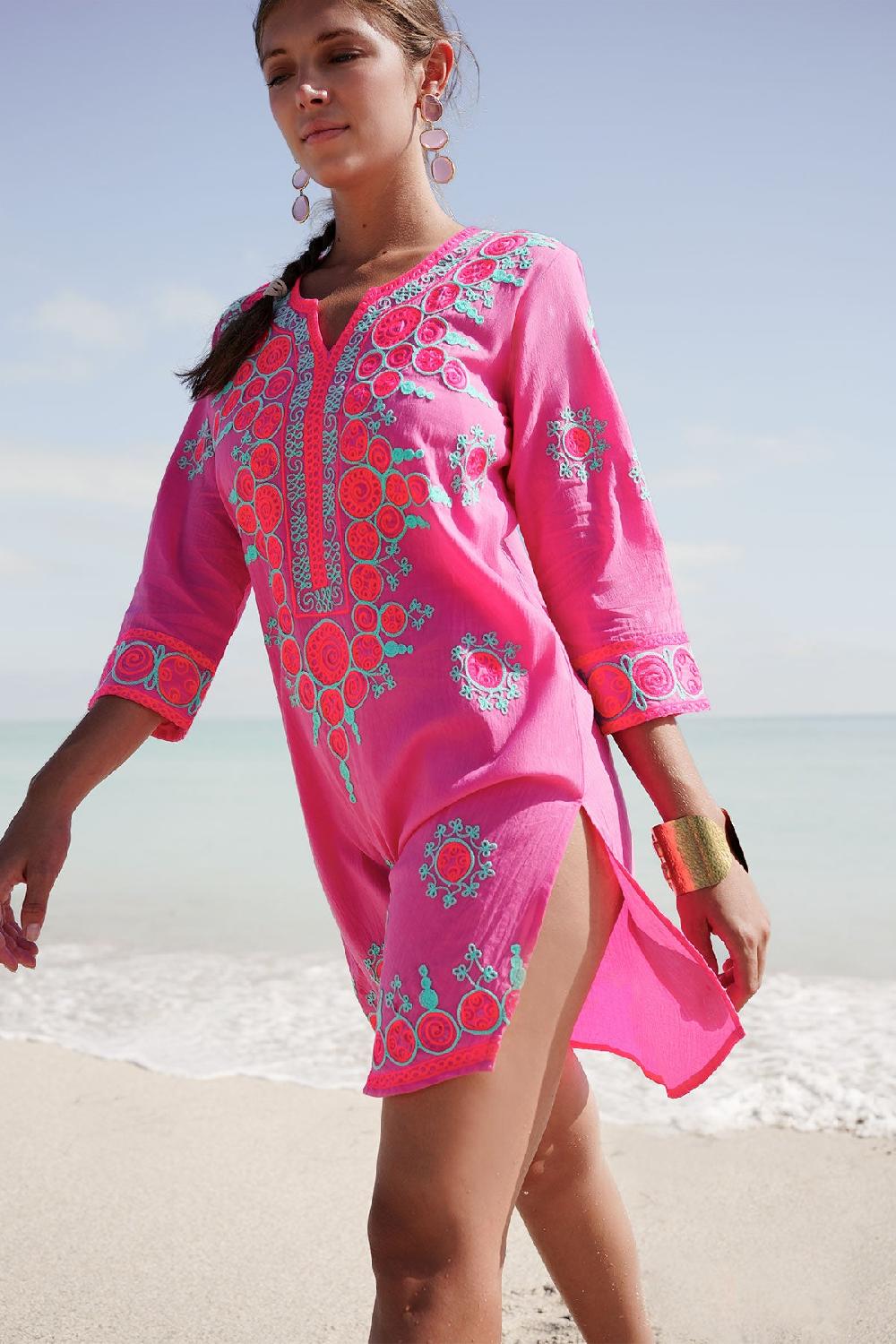 Debbie Katz Emilia Tunic Hot Pink