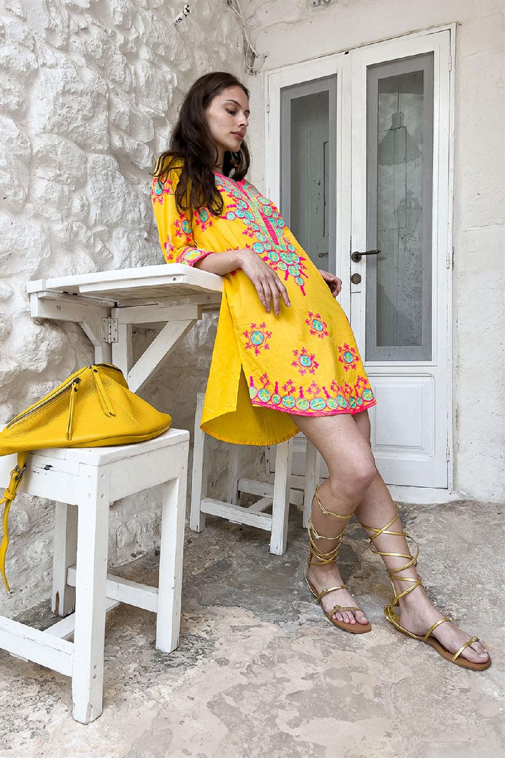 Debbie Katz Emilia Tunic Yellow
