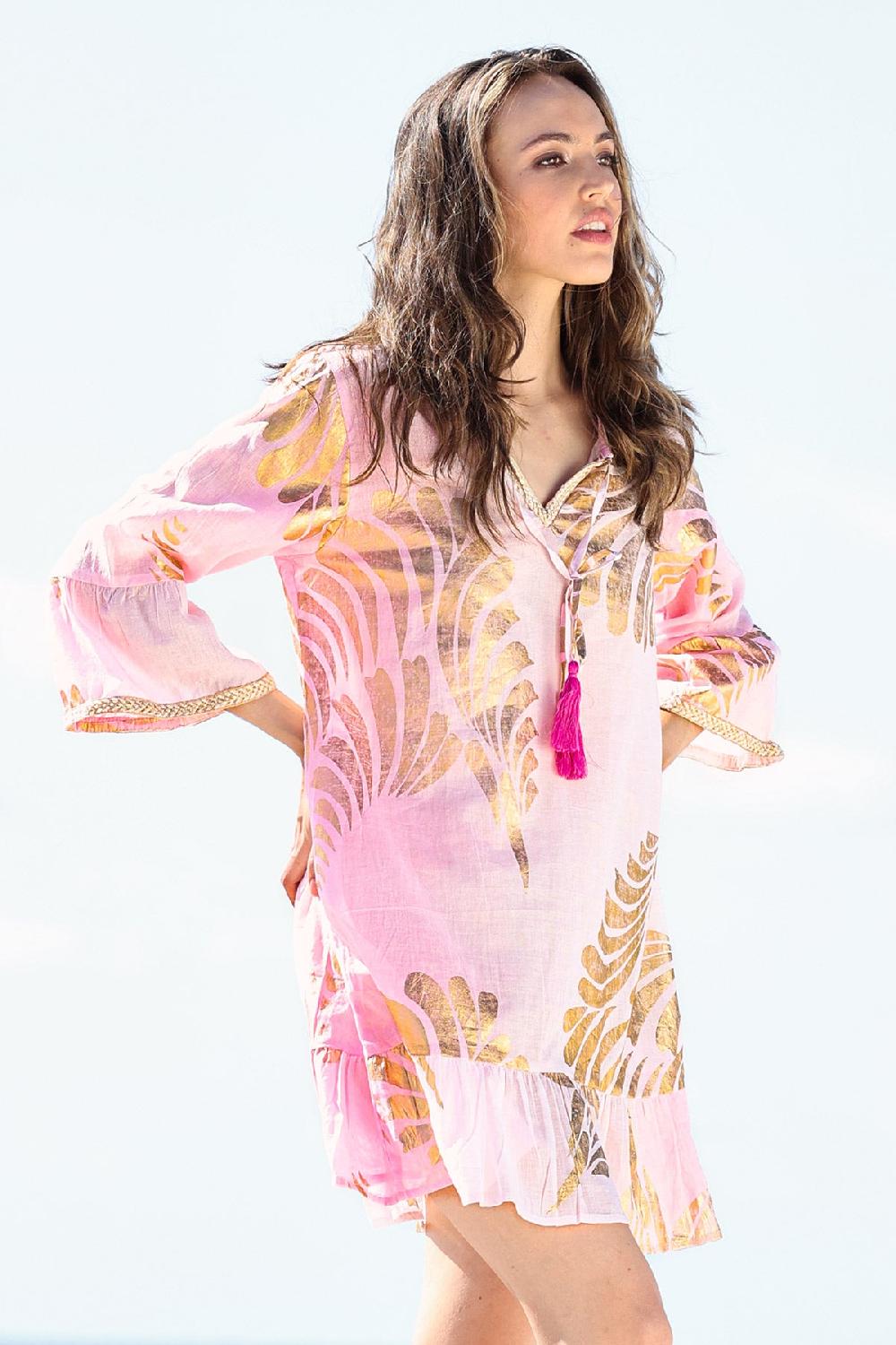 debbie katz Emy Tunic Dress Pink