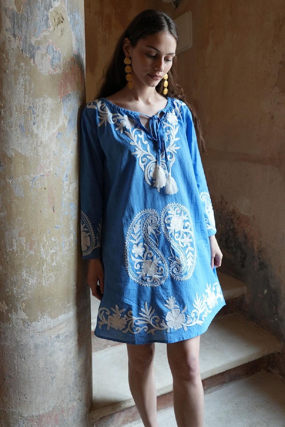 Debbie Katz Harmony Tunic Blue