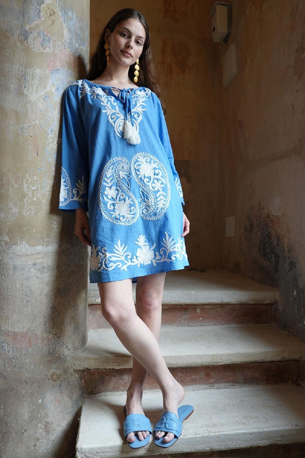 debbie katz Harmony Tunic Blue