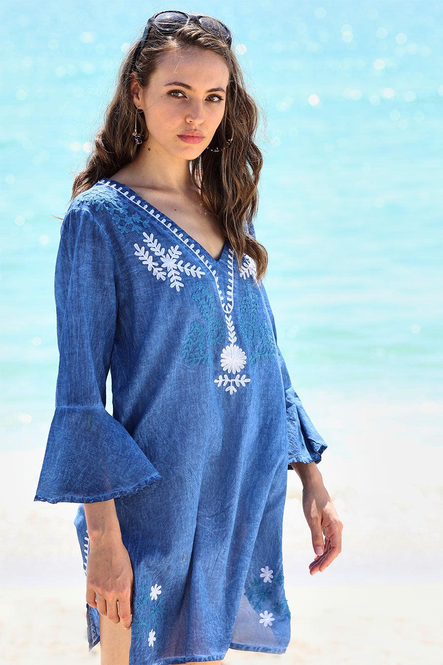 Debbie Katz Jaira Tunic Blue