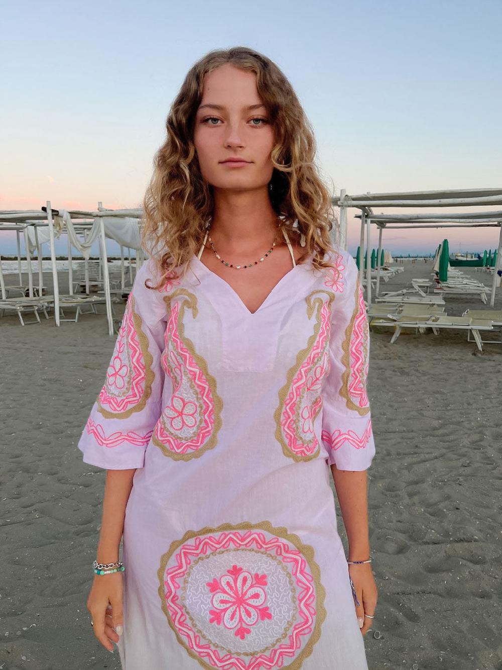 Debbie Katz Khaliah Maxi Tunic Pinks