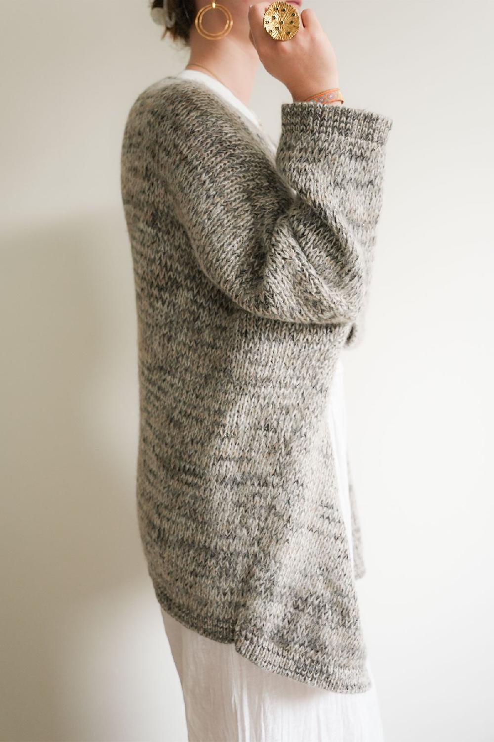 Debbie Katz Kyla Cardigan Melange Beige