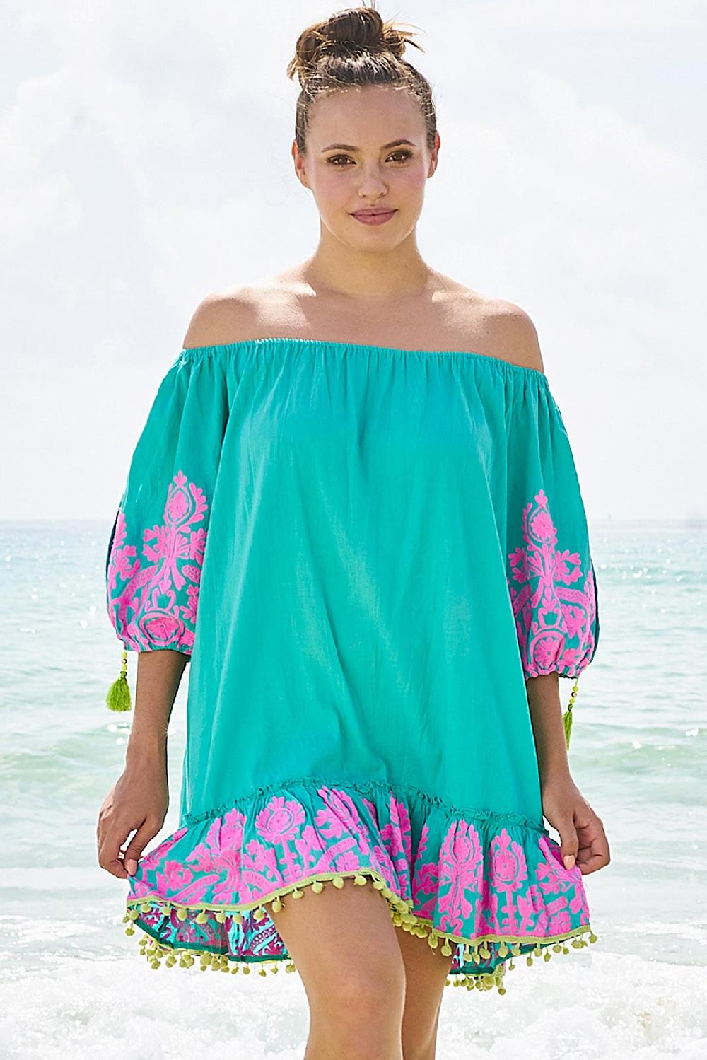 debbie katz Lali Tunic aqua
