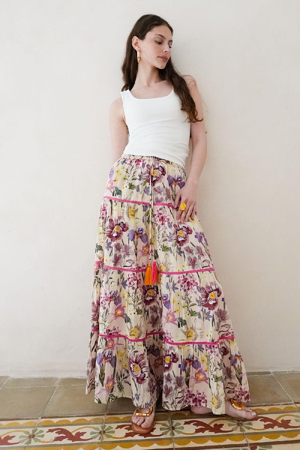 debbie katz Leya Maxi Skirt