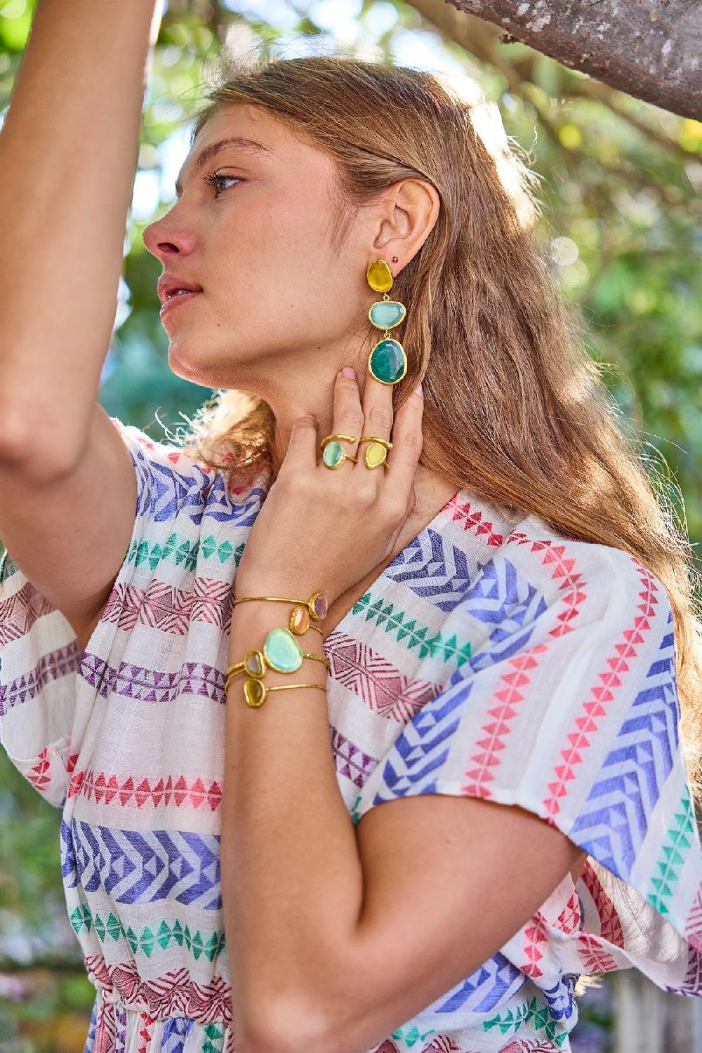 Debbie Katz Liora (Cat Eye Stone Ocean)