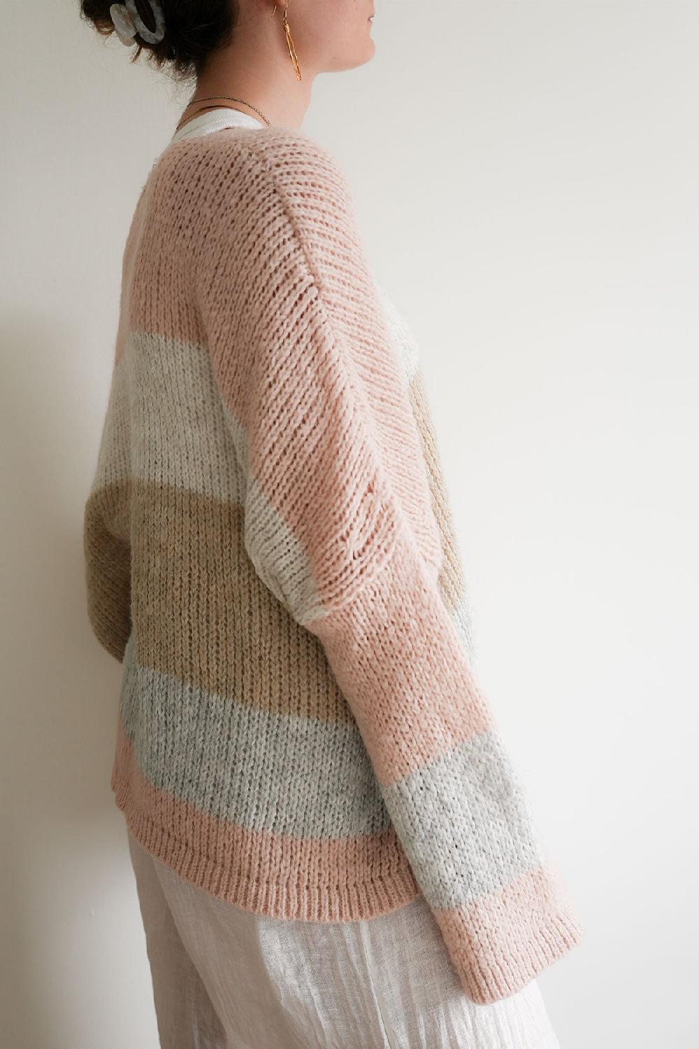 Debbie Katz Lula V-Neck Striped