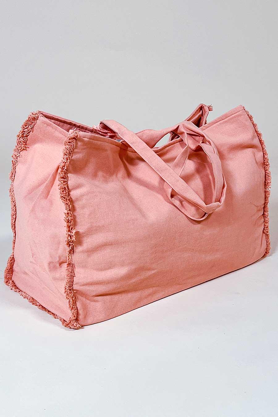 Debbie Katz Malan Beach Bag Coral