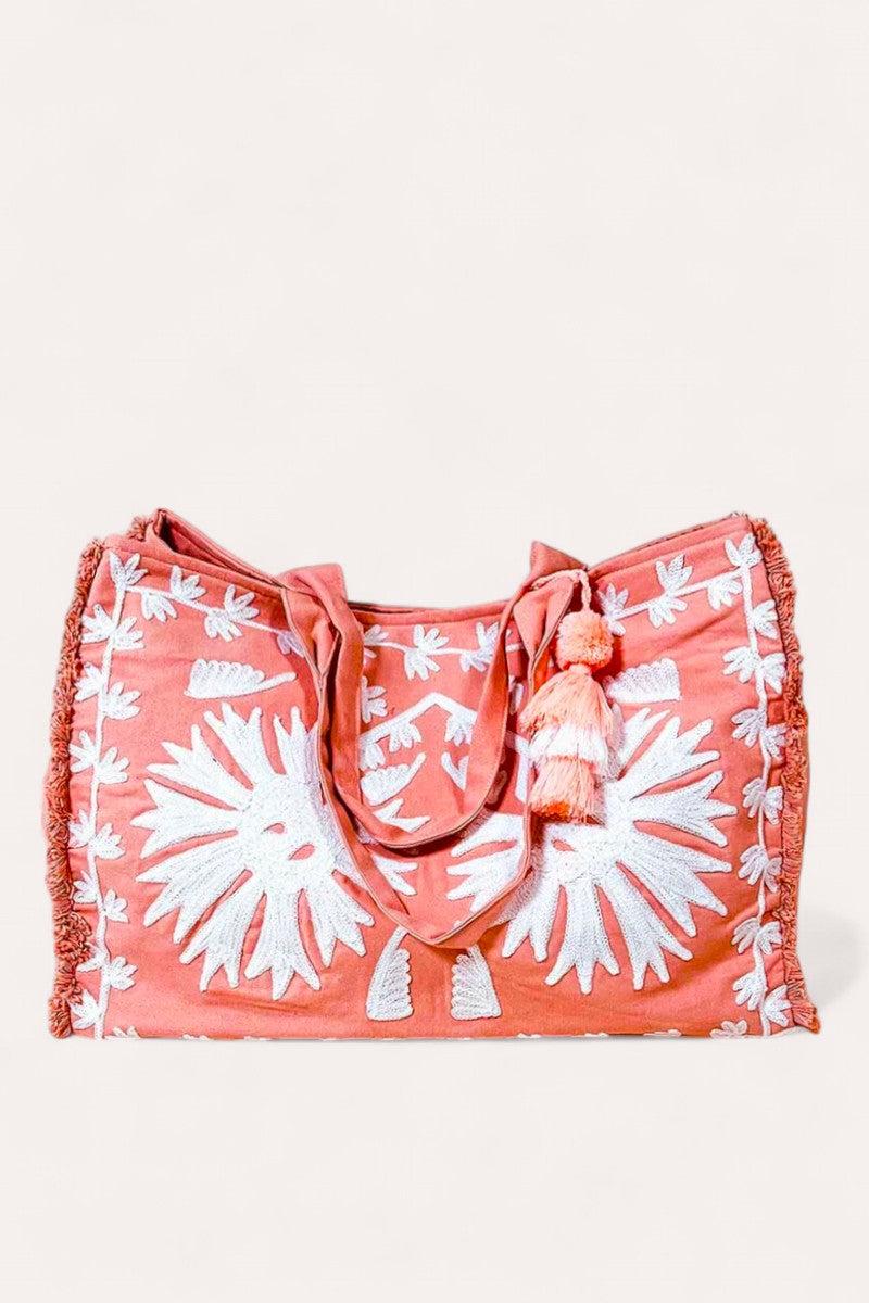 debbie katz Malan Beach Bag Coral