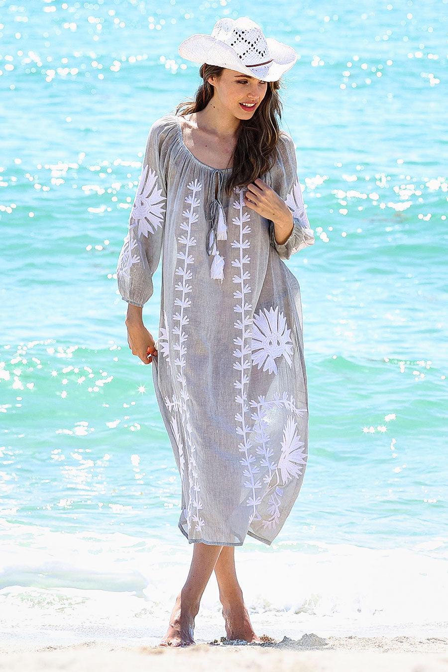 debbie katz Malan Maxi Tunic Taupe