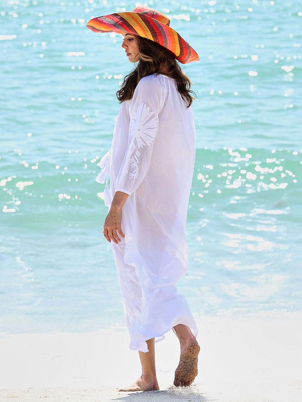 Debbie Katz Malan Maxi Tunic White