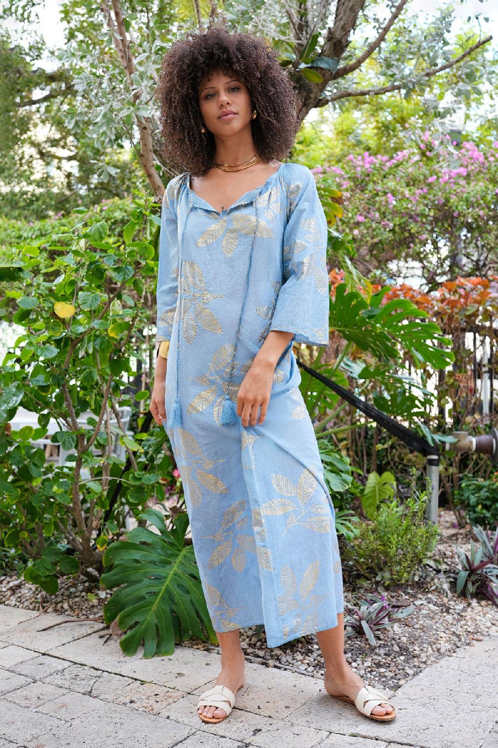 debbie katz Michelle Maxi Tunic Denim