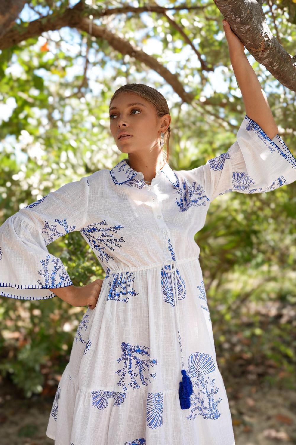 debbie katz Michi Mini Shirt Dress