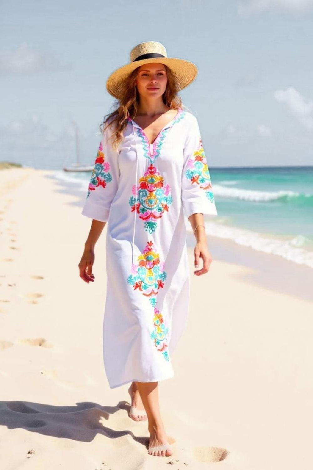 debbie katz Moni Maxi Tunic White