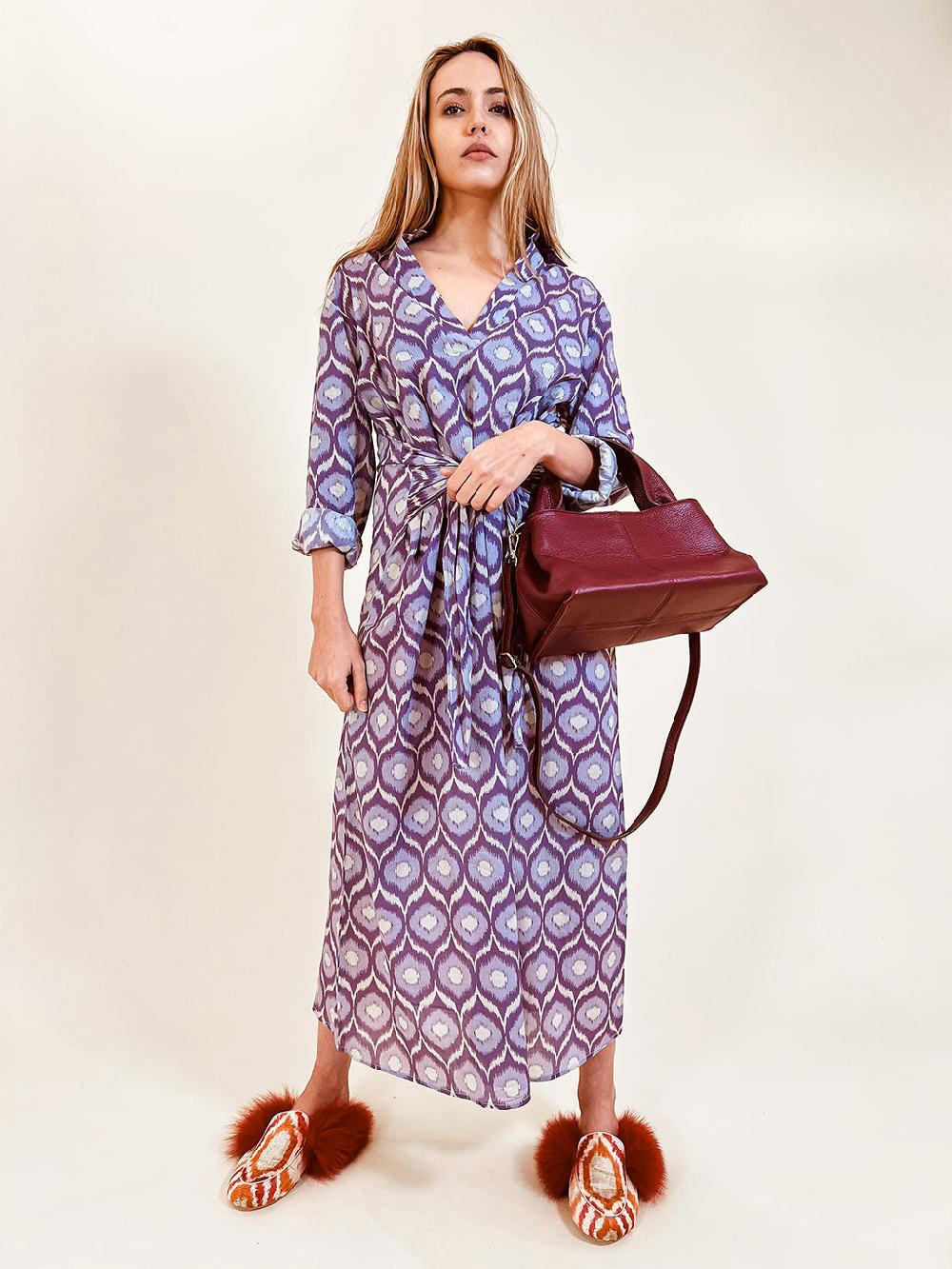 Debbie Katz Monia Ikat Shirt Dress