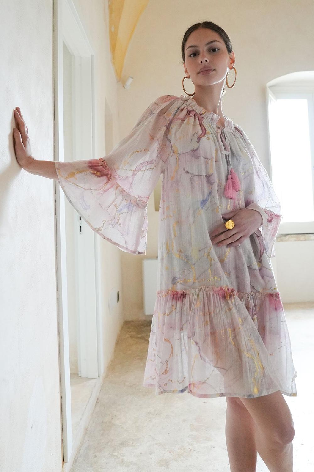 Debbie Katz Nalai Tunic Pink