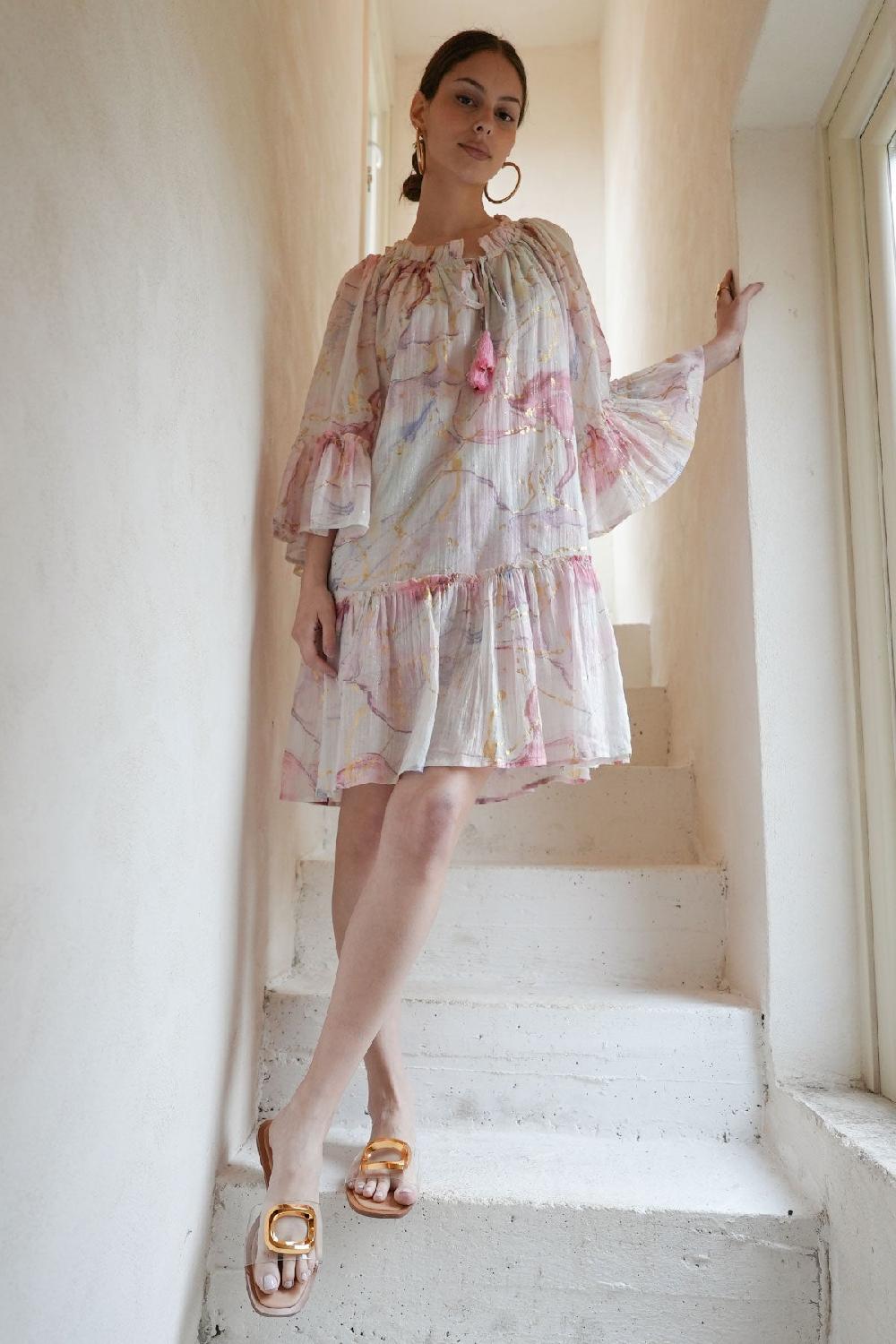 Debbie Katz Nalai Tunic Pink