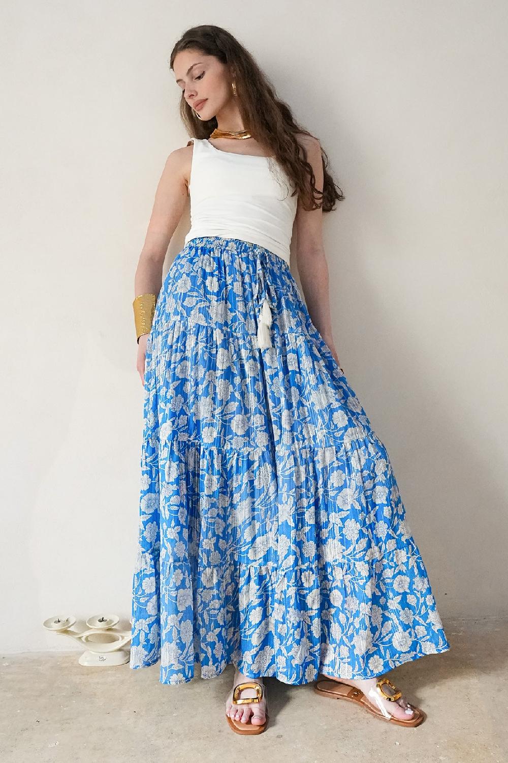 debbie katz Nami Skirt Blue