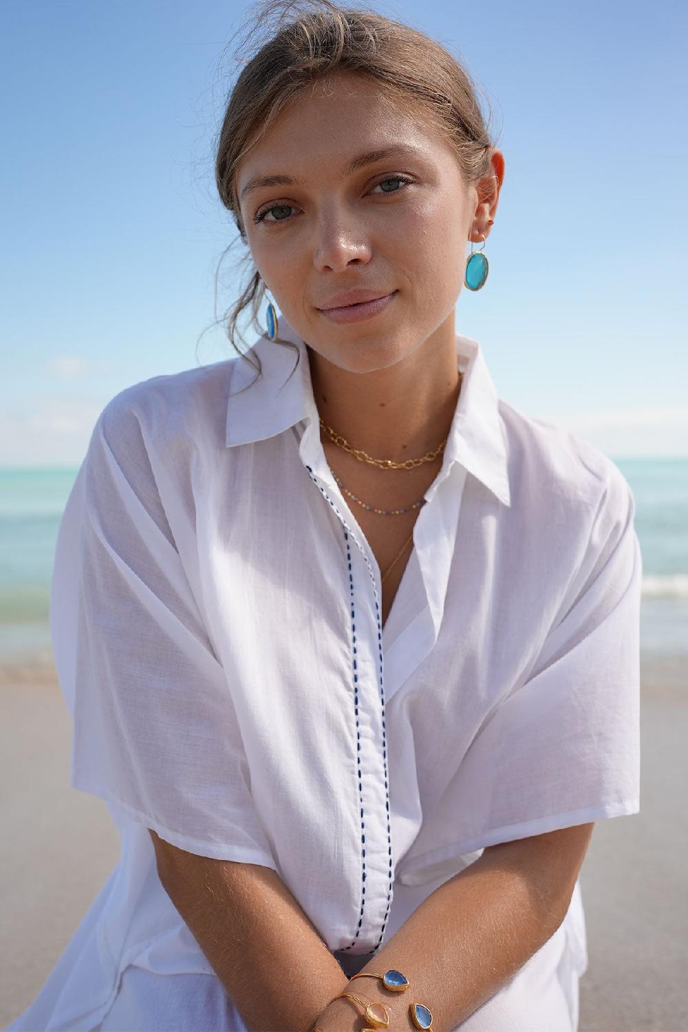 Debbie Katz Nessa (Cat Eye Stone Petrol)