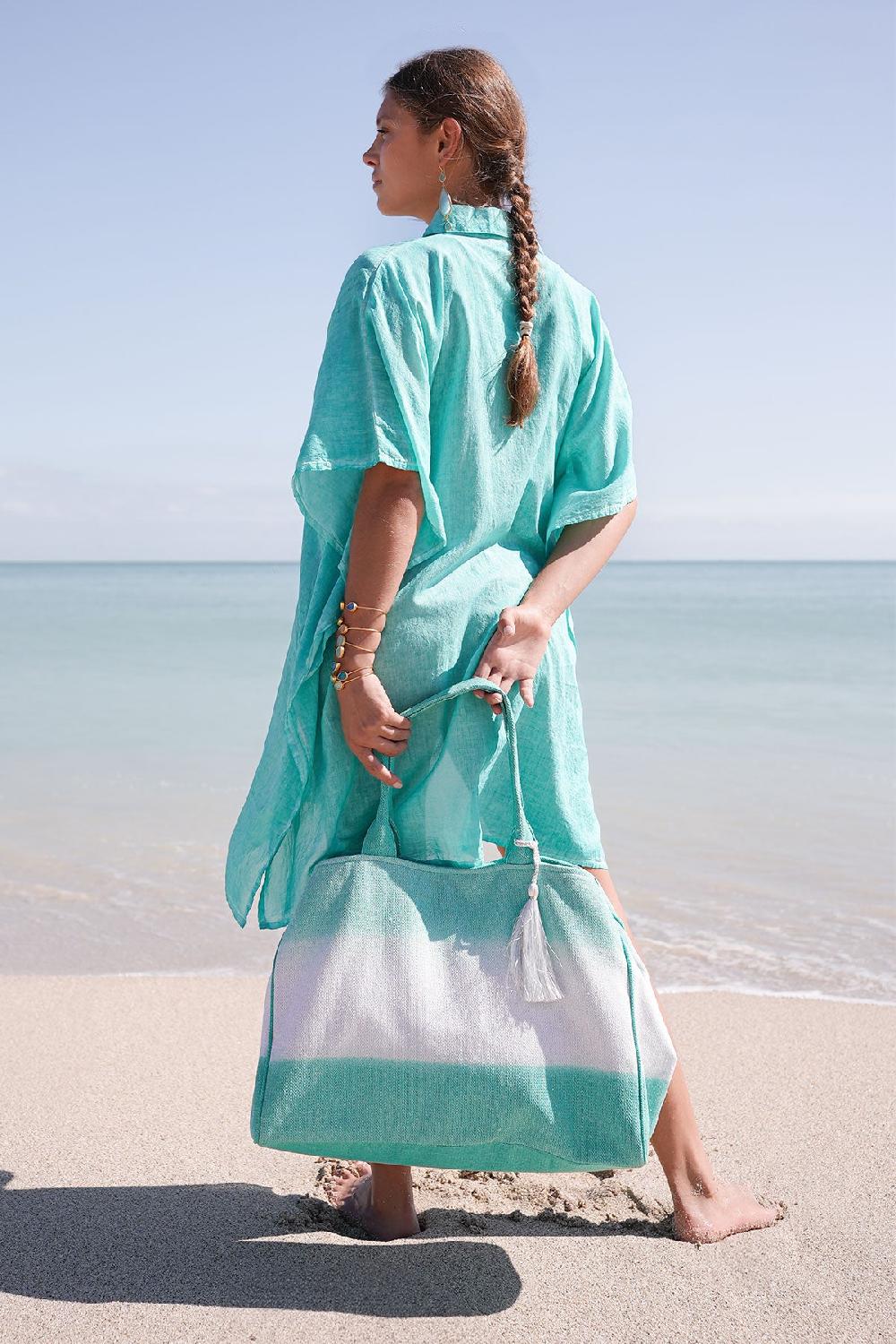 Debbie Katz Olivia Kaftan Aqua