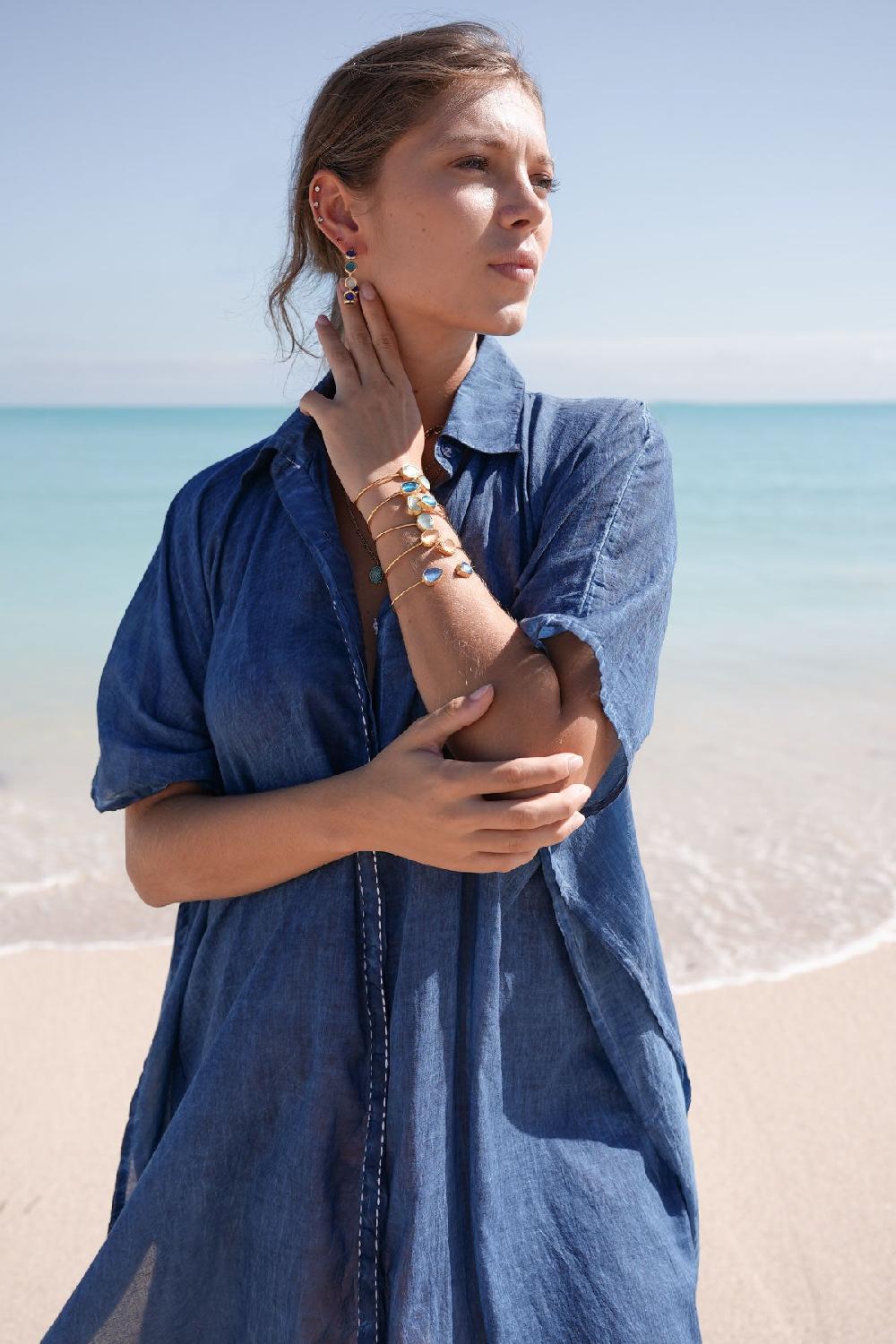 Debbie Katz Olivia Kaftan Navy