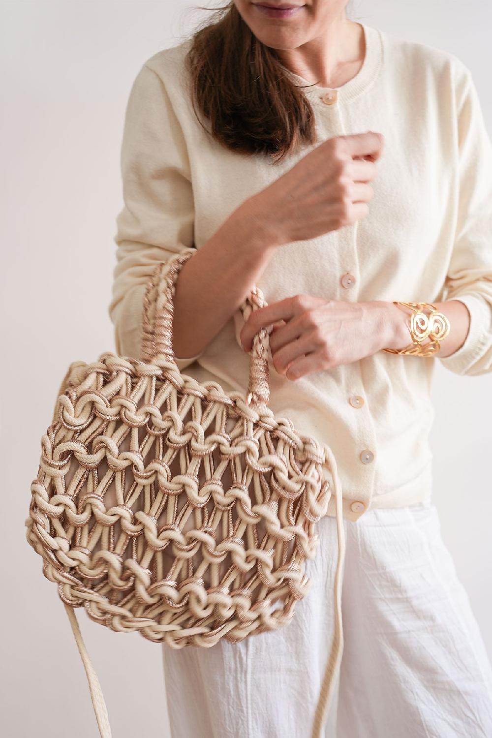 Debbie Katz Paris Cream & Rose Gold