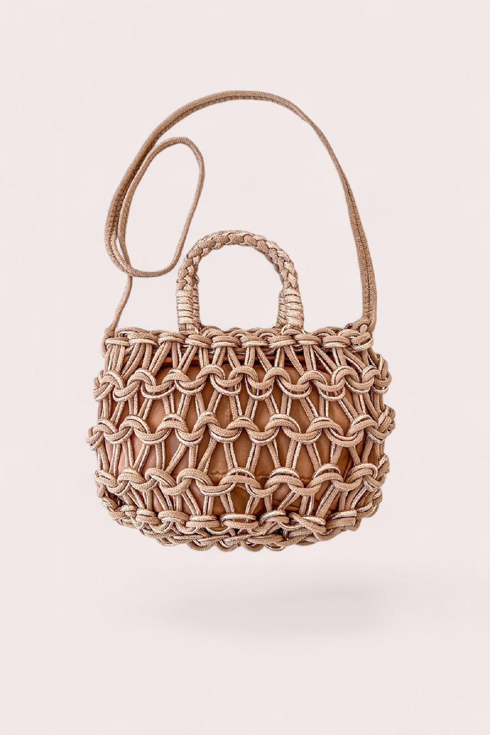 Debbie Katz Paris Tan & Rose Gold