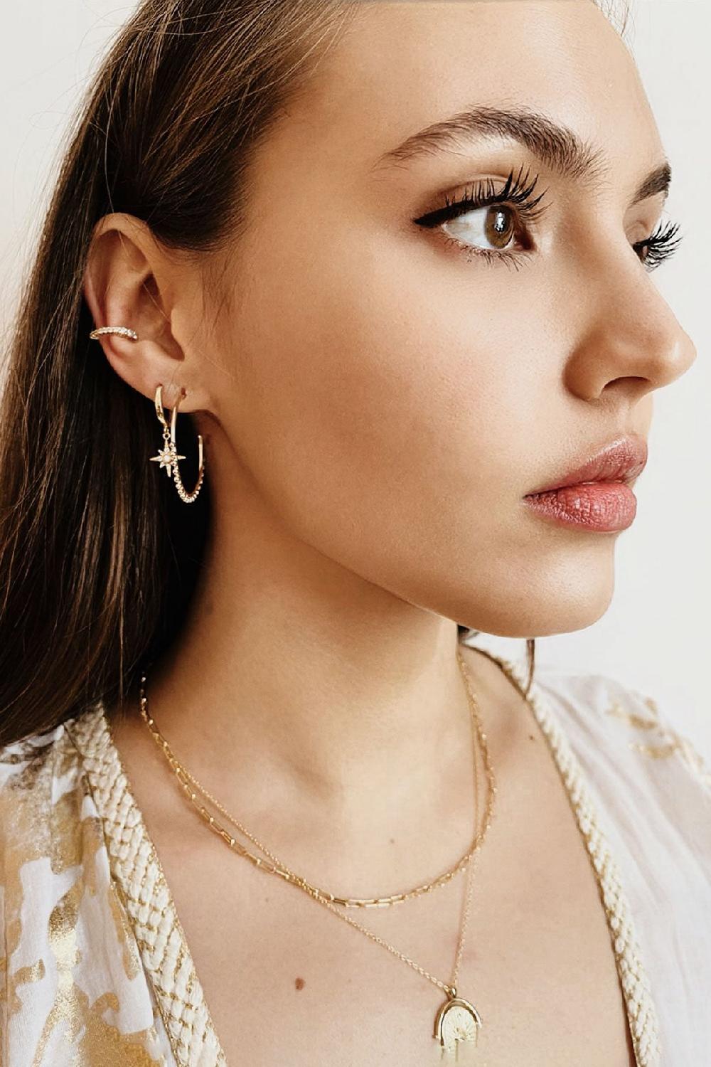 Debbie Katz Pearl Earring (Gold)