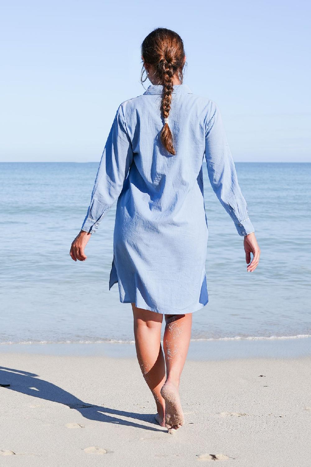 Debbie Katz Penny Shirt Tunic Denim