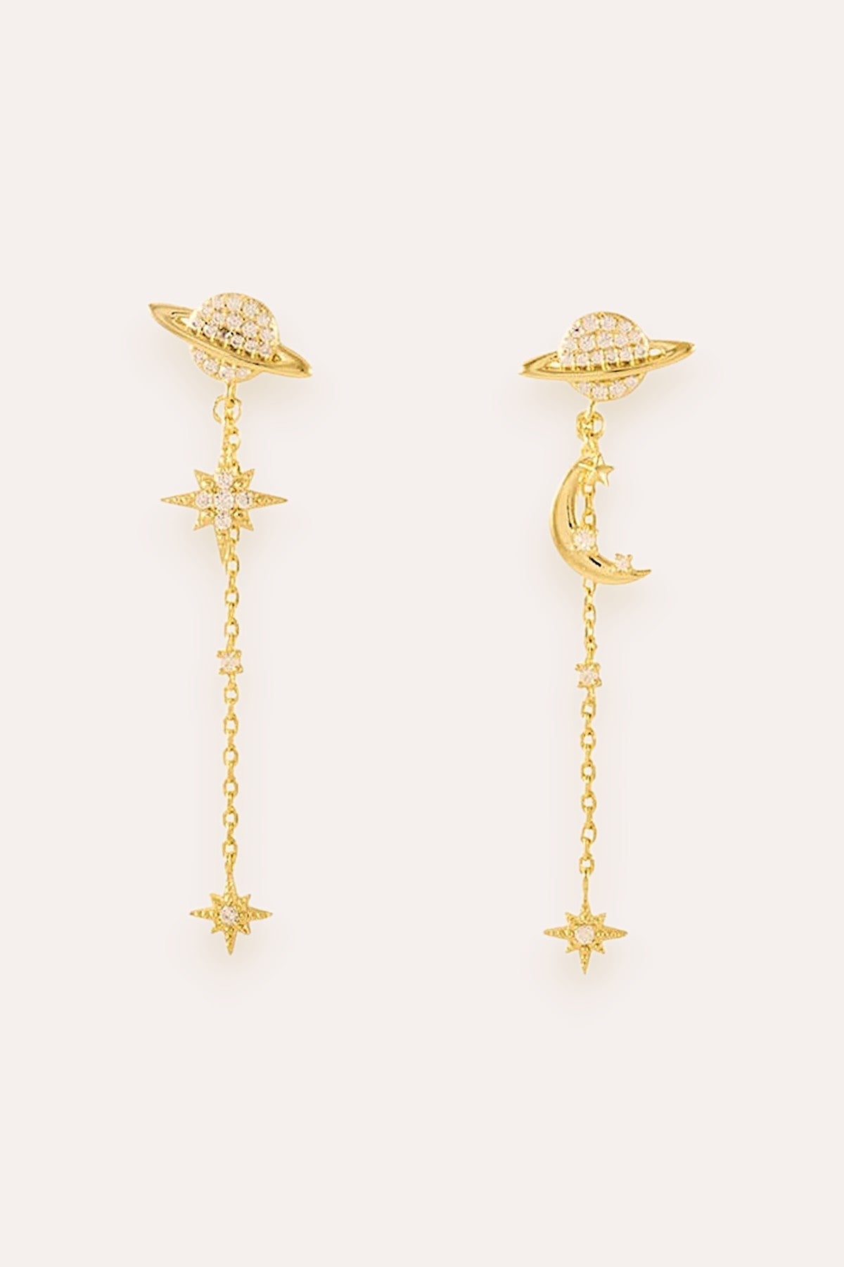 debbie katz Planet Earring (Gold)