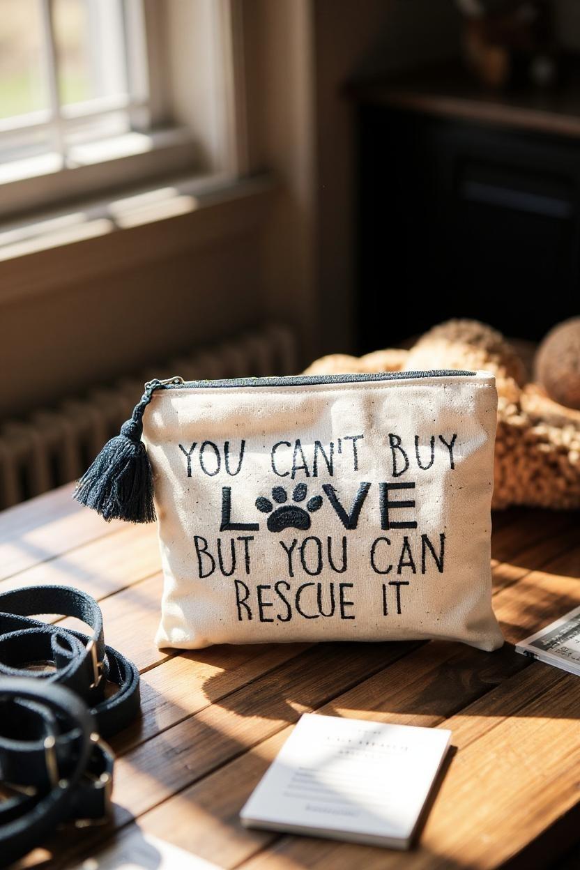 debbie katz Pouch You Can't Buy Love