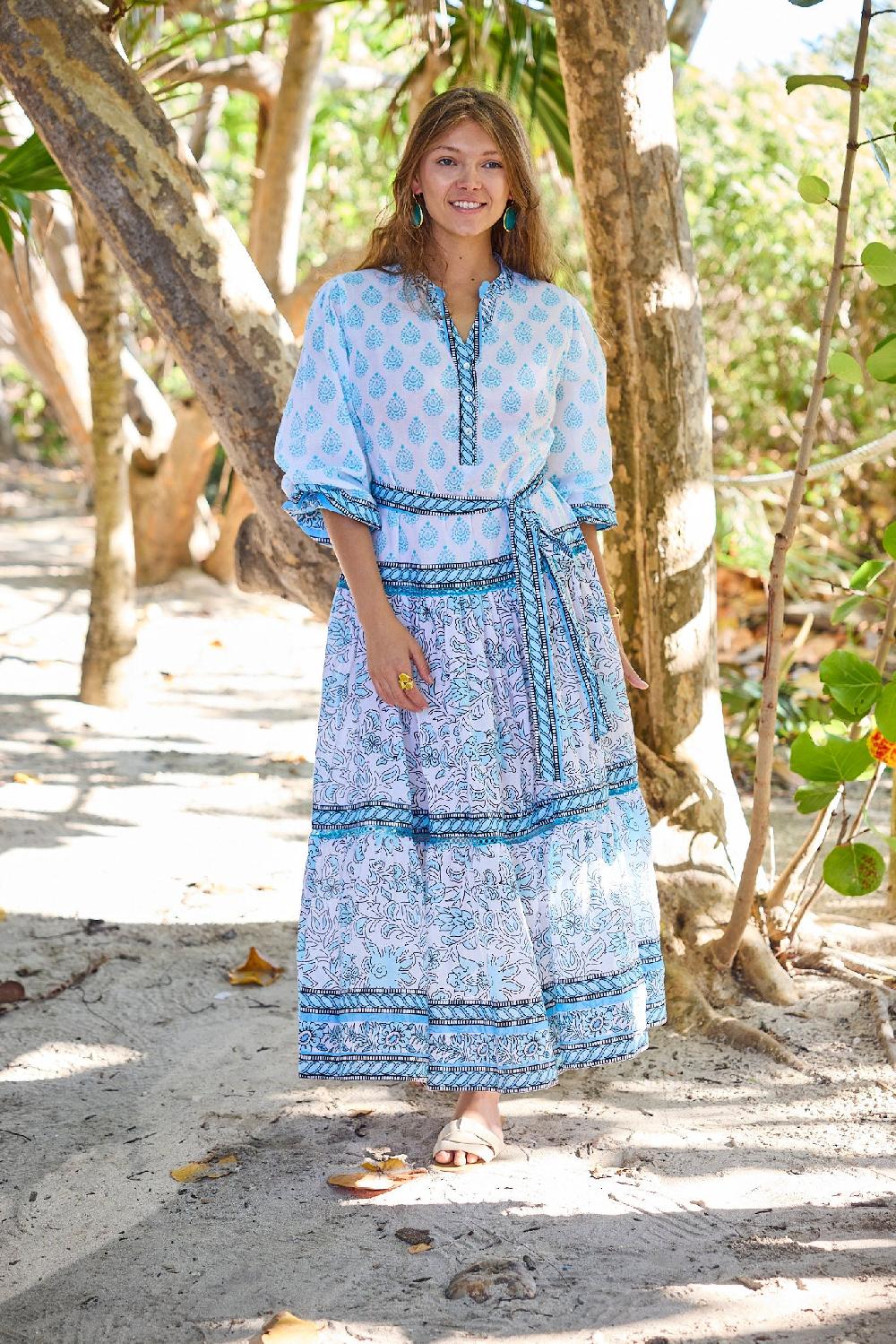 Debbie Katz Rylie Maxi Dress Blue