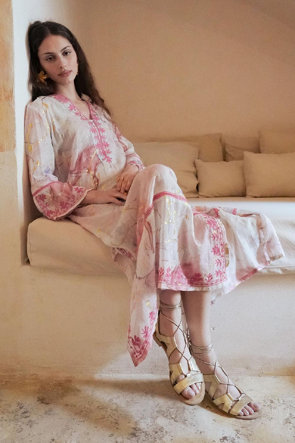 Debbie Katz Selene Maxi Tunic Pink