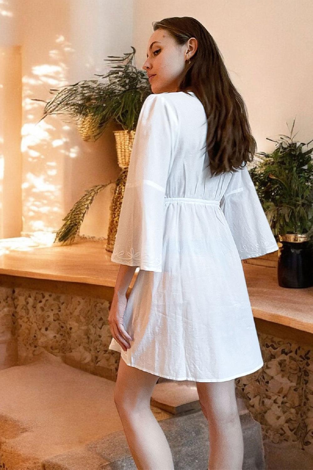 Debbie Katz Sharon Tunic White